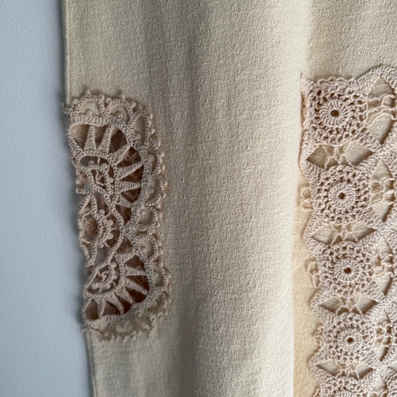 ACNE STUDIOS ERIA COTTON BLEND CROCHET MAXI DRESS - Picture 4 of 9